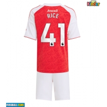 Arsenal Declan Rice #41 Heimtrikotsatz Kinder 2025-26 Kurzarm (+ Kurze Hosen)